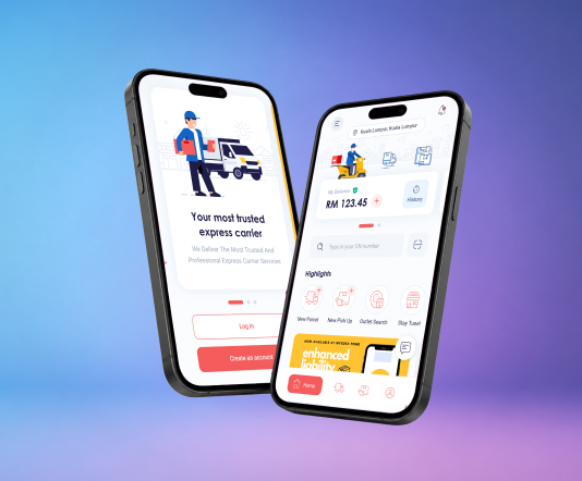 Parcel Management & Delivery App project preview