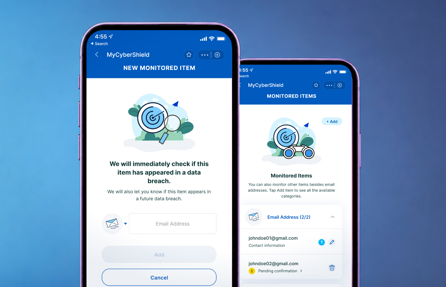 PrivacySafe product screen 2