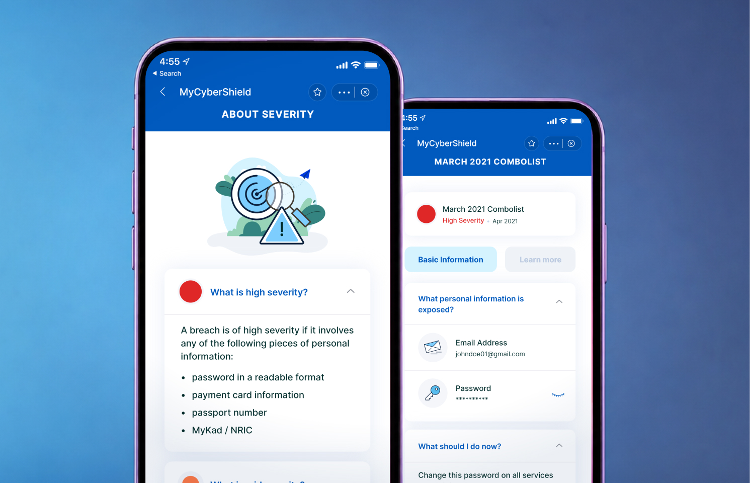 PrivacySafe product screen 3