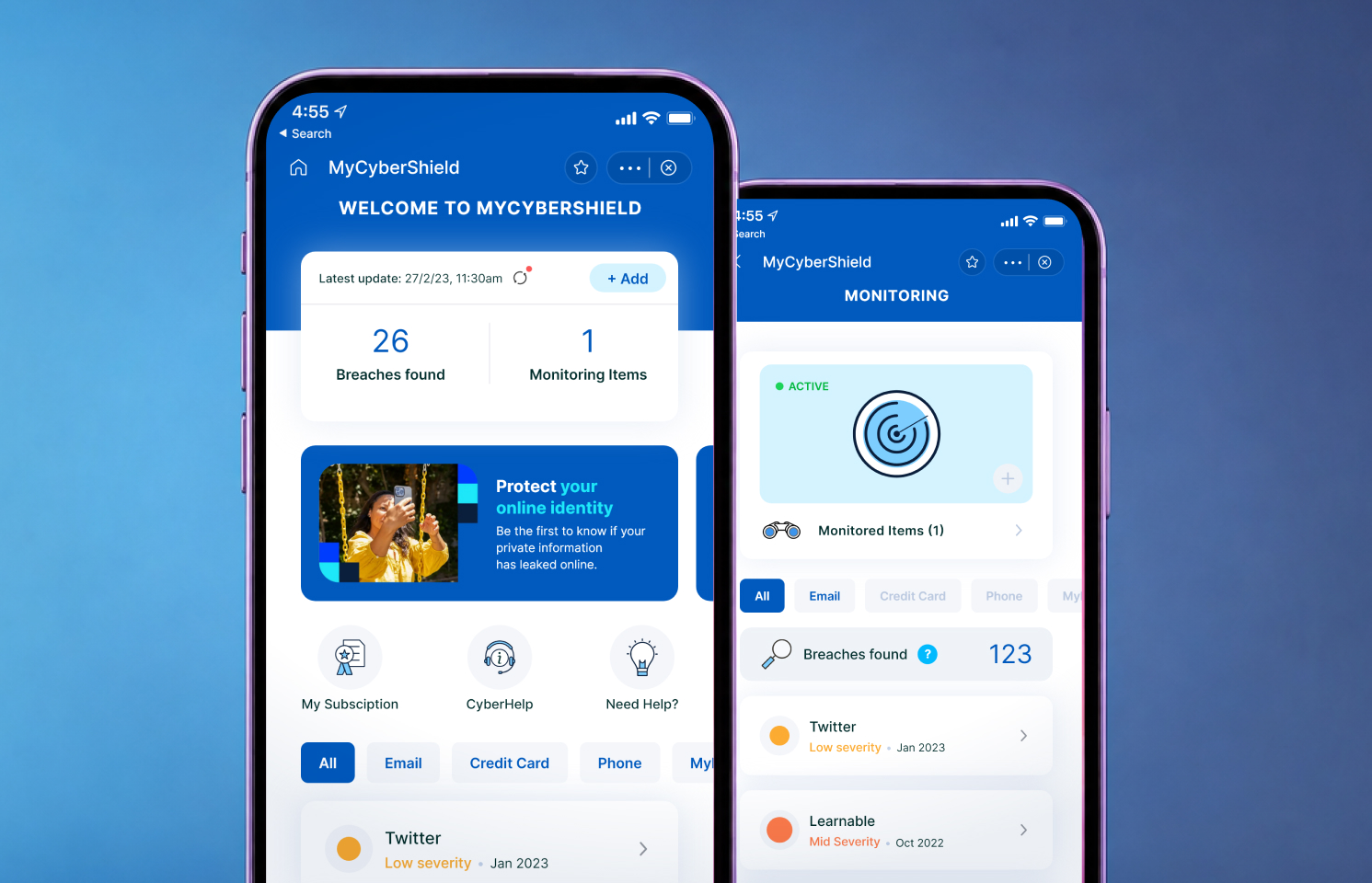 PrivacySafe product screen 1