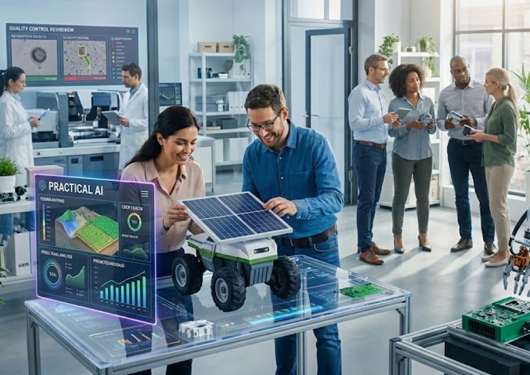 AI embedded into a practical enterprise workflow