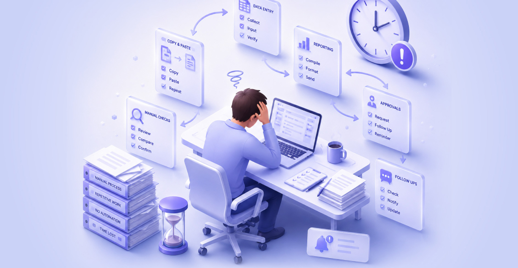 Repetitive manual business tasks
